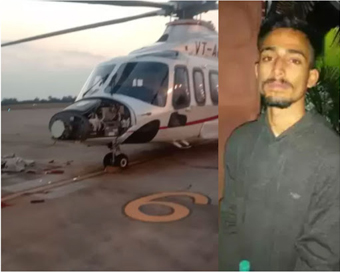Bhopal airport: Youth rams into runway, vandalizes helicopter